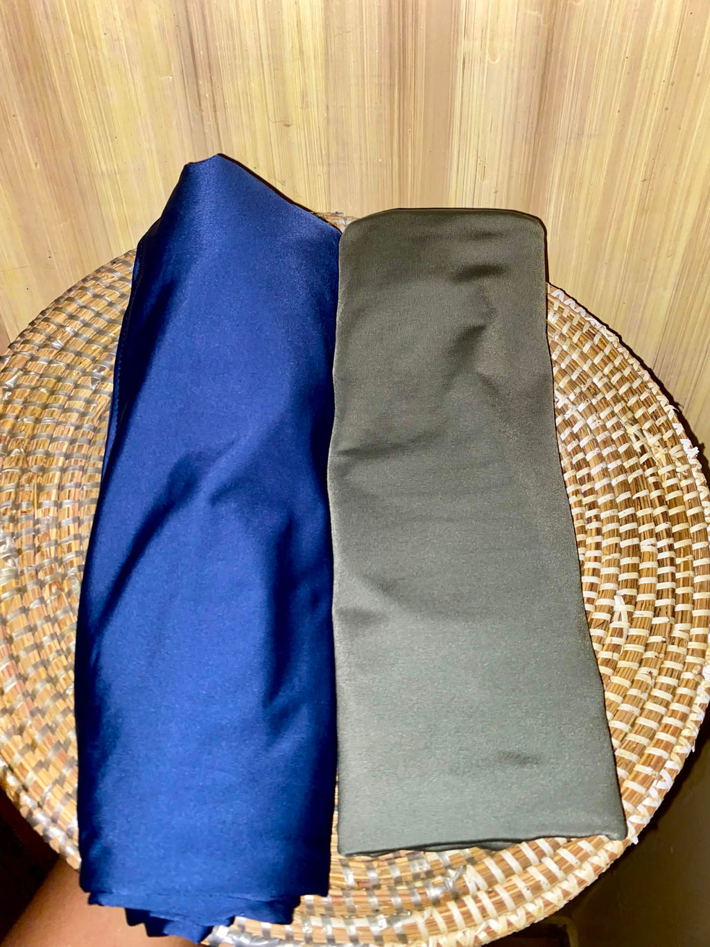Jersey Liquid Premium - Bleu Roi et Gris Ardoise